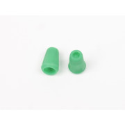 Plastic Cord Ends 17mm - GREEN