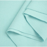 D-180 AQUA - Ribbed knit fabric