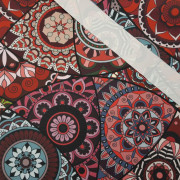 STAINED GLASS / red - Waterproof woven fabric