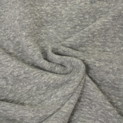 GREY MELANGE - thick looped knit 