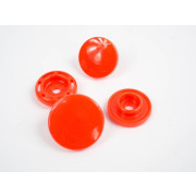 Snaps KAM, plastic fasteners 14mm - light red 10 sets