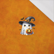 GHOST CUTE HALLOWEEN WZ. 3 - PANEL (60cm x 50cm) SINGLE JERSEY