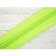 Zipper tape 5mm neon green - 1001