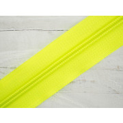 Zipper tape 5mm neon yellow - 1003