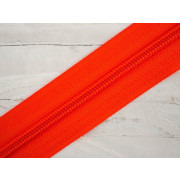 Zipper tape 5mm neon orange - 1002