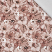 FLOWERS wz.1 / Mocha Mousse  - Cotton woven fabric