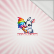 CUTE ANIMALS wz.13 - panel (60cm x 50cm) looped knit