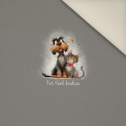 ANIMALS CUTE wz.14 - panel (60cm x 50cm) Upholstery velour