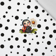 CUTE ANIMALS wz.15 - panel (60cm x 50cm)  Cotton woven fabric