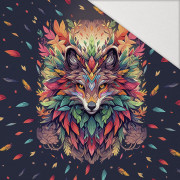 ANIMALS MANDALA wz.1 - panel (60cm x 50cm) brushed knitwear with elastane ITY