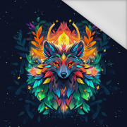 ANIMALS MANDALA wz.4 - panel (60cm x 50cm) Waterproof woven fabric