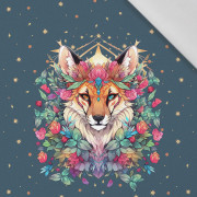 ANIMALS MANDALA wz.8 - panel (60cm x 50cm)  Cotton woven fabric