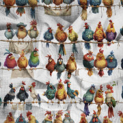 ANIMALS WZ.10 - Cotton muslin