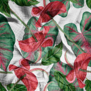 ANTHURIUM - Cotton muslin