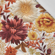 AUTUMN FLOWERS  PAT. 7 - Cotton woven fabric