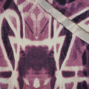 BATIK pat. 4 / purple - Clothing woven fabric 