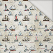 By the Sea Wz. 5 - viscose woven fabric