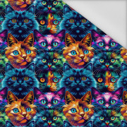 COLORFUL CATS  mini - Waterproof woven fabric