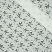 SKULLS AND BONES - quick-drying woven fabric