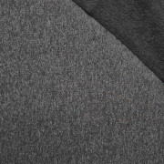 D-08 MELANGE GRAPHITE - looped knitwear with elastan 