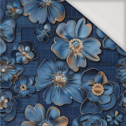 DENIM FLOWERS wz.1 - Viscose jersey