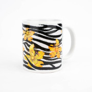 MUG WITH PRINT - STRIPED VANILLA
