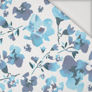 WATER-COLOR FLOWERS pat. 1 (classic blue) - Viscose jersey