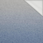 OMBRE / ACID WASH - blue (grey) - panel, looped knit 