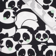 PANDAS / mint - single jersey with elastane TE210