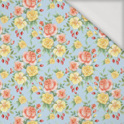 ROSES pat. 1 (colorful) - Viscose jersey