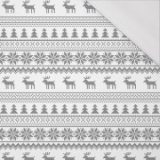 REINDEERS PAT. 2 / light grey - single jersey with elastane 