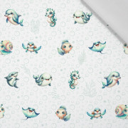 SEA ANIMALS PAT. 2 - Cotton woven fabric