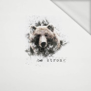 BE STRONG (BE YOURSELF) - panel looped knit