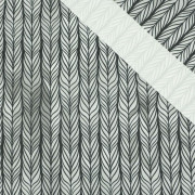 BRAID / grey - Waterproof woven fabric