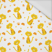 YELLOW CATS (ANIMAL GARDEN) - Waterproof woven fabric