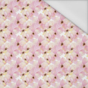 PINK FLOWERS (IN THE MEADOW) - Waterproof woven fabric