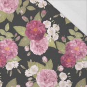 50CM ROSE GARDEN / grey - single jersey 