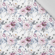 WATERCOLOR BOUQUET Pat. 4 - Cotton woven fabric