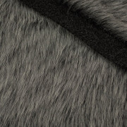  BLACK / ASHGRAY - FAUX FUR