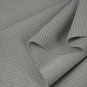 D-995 GREY - Ribbed knit fabric