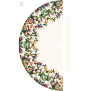 EXOTIC ORCHIDS pat. 2 - skirt panel "MAXI" - Viscose jersey