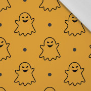150cm HALLOWEEN CONTOUR GHOSTS / pumpkin - Cotton woven fabric