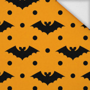HALLOWEEN BATS / pumpkin - looped knit