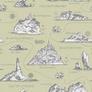 MAP / sand - Cotton woven fabric