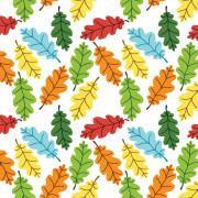 96cm OKTOBERFEST LEAVES - single jersey with elastane TE210