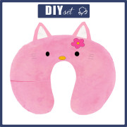 NECK PILLOW - KITTY - sewing set