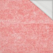 VINTAGE LOOK JEANS (red) - looped knit fabric