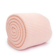 LIGHT PINK - elastic sweat in convex stripes SD