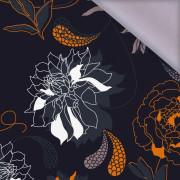 NIGHT GARDEN / navy - softshell