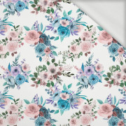 FLOWER BOUQUET  pat. 9 (PUMPKIN GARDEN) - looped knit fabric